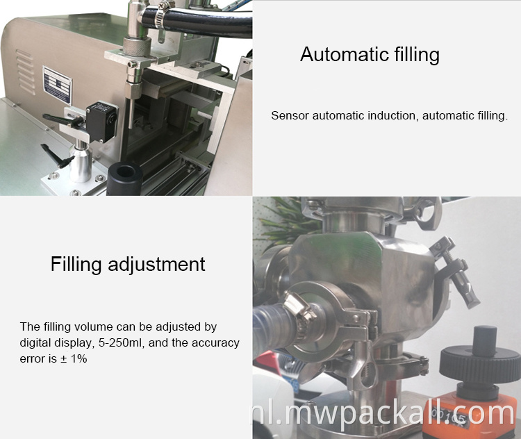 Ultrasone plastic buisvulling afdichtmachine voor cosmetische/ultrasone plastic gelamineerde buisvulling en afdichtmachine